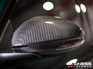 Alfa Romeo Giulia Mirror Covers - Carbon Fiber - Caps - Feroce Carbon